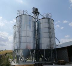 smooth wall grain silos, grain technology, grain storage, bucket elevator