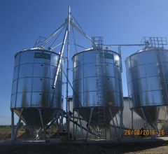 smooth wall grain silos, grain storage, grain conveying technology